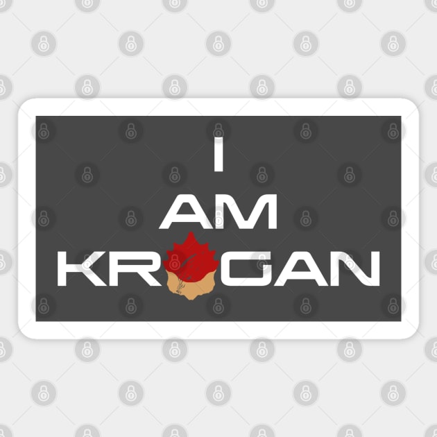 I Am Krogan (Wrex Version) Magnet by SpectreRequisitions